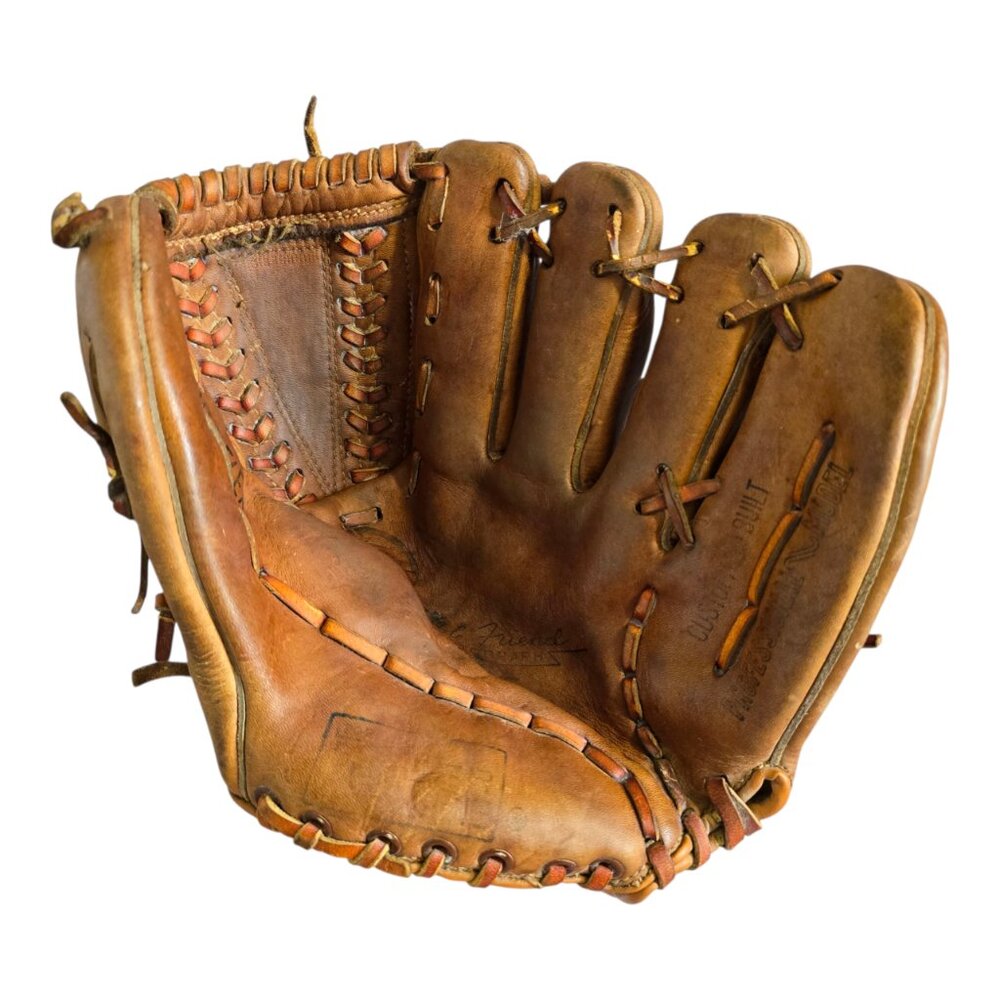 Vintage Pro Sports Model 4065 Bob Friend Autograph Baseball Glove Mitt RHT 10"